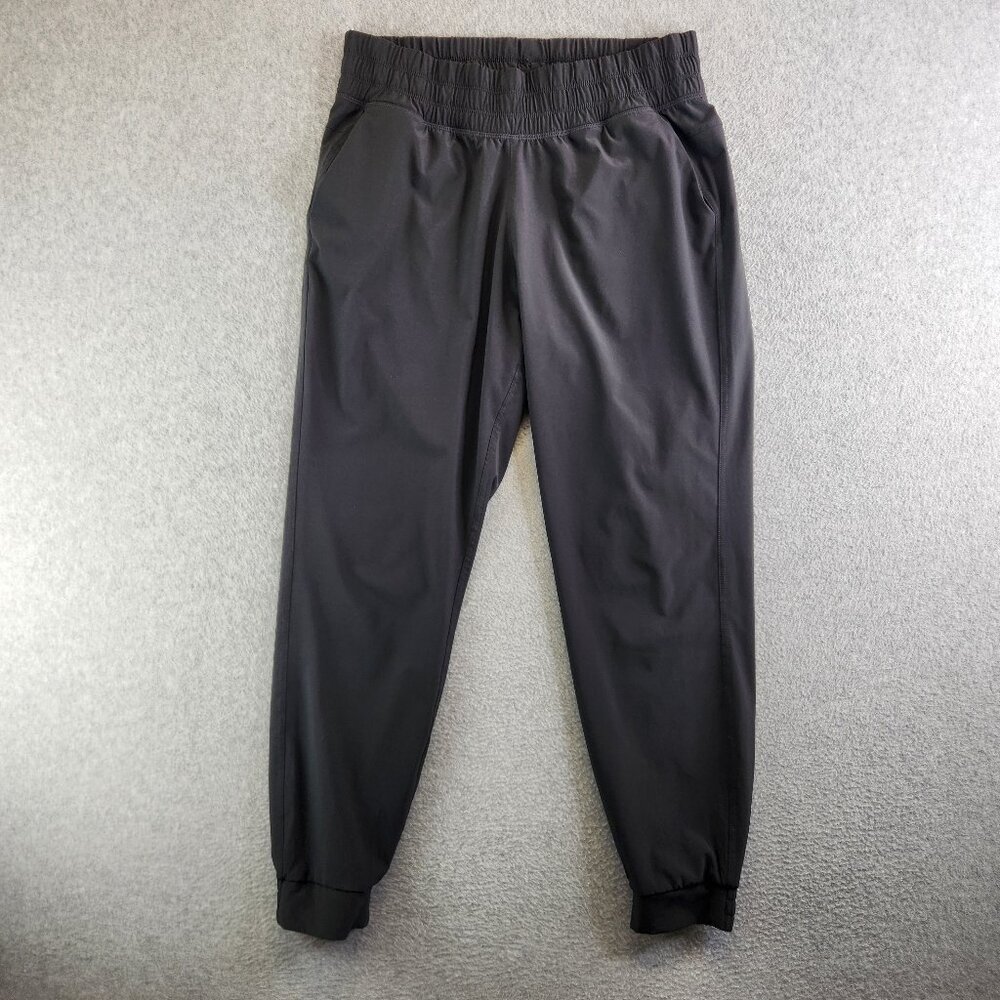 Free Fly Plans Womens L Black Breeze Pull On Jogger Packable Travel Commute